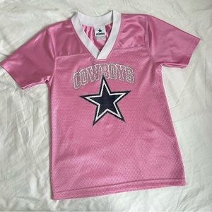 Pink Y2K cowboys jersey